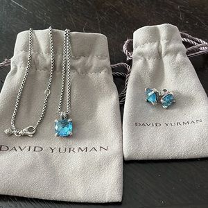 David Yurman Necklace and Earrings